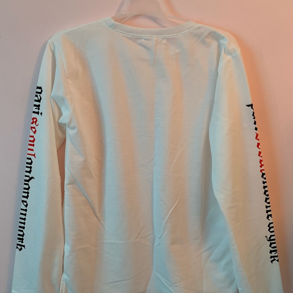 YesStyle white long sleeve shirt